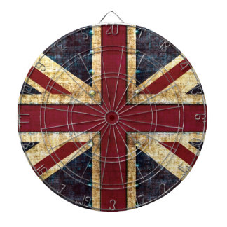 Grunge Union Jack Dartbord