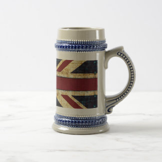 Grunge Union Jack - klassiek - uiterlijk Bierpul