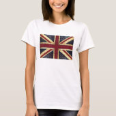 Grunge Union Jack - klassiek -  uiterlijk T-shirt (Voorkant)