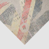 Grunge Union Jack Posh Gift-restantpapier Tissuepapier (Detail)