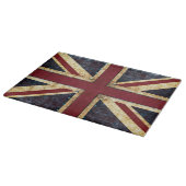 Grunge Union Jack Snijplank (Hoek)