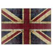 Grunge Union Jack Snijplank (Voorkant)