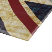 Grunge Union Jack Snijplank (Hoek)