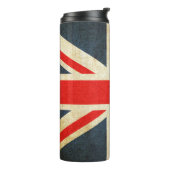 Grunge Union Jack UK FLAG Thermosbeker (Gedraaid links)
