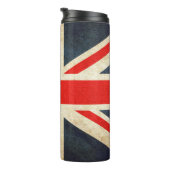 Grunge Union Jack UK FLAG Thermosbeker (Geroteerd rechts)