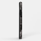 grunge union jack - zwart - wit Case-Mate iPhone case (Achterkant/rechts)