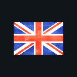 Grunge United Kingdom Flag Canvas Print<br><div class="desc">Grunge United Kingdom Flag. Het ontwerp is beschikbaar op andere producten.</div>