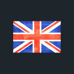 Grunge United Kingdom Flag Canvas Print<br><div class="desc">Grunge United Kingdom Flag. Het ontwerp is beschikbaar op andere producten.</div>