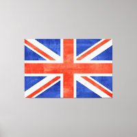 Grunge United Kingdom Flag Canvas Print