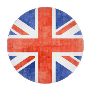 Grunge United Kingdom Flag Snijplank
