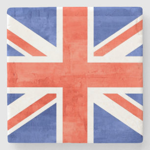 Grunge United Kingdom Flag Stenen Onderzetter