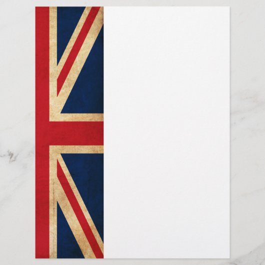  Grunge United Kingdom Flag Union Jack Flyer (Voorkant)