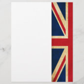  Grunge United Kingdom Flag Union Jack Flyer (Achterkant)