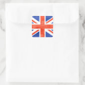 Grunge United Kingdom Flag Vierkante Sticker (Tas)