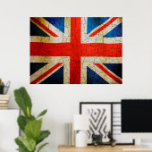 Grunge United Kingdom Poster (Thuiskantoor)