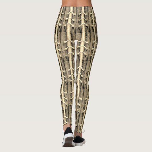 Grunge Unusual Donker Leggings (Achterkant)