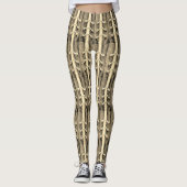 Grunge Unusual Donker Leggings (Voorkant)