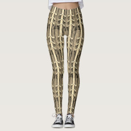 Grunge Unusual Donker Leggings