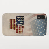 Grunge USA 4 juli Onafhankelijkheids Grafisch Case-Mate iPhone Case (Achterkant (horizontaal))