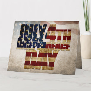 Grunge USA 4 juli Onafhankelijkheids Grafisch Kaart