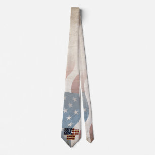 Grunge USA 4 juli Onafhankelijkheids Grafisch Stropdas