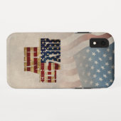 Grunge USA 4 juli Onafhankelijkheidsgrafisch Case-Mate iPhone Case (Achterkant (horizontaal))