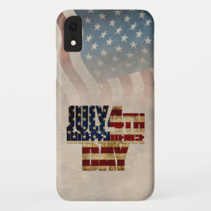 Grunge USA 4 juli Onafhankelijkheidsgrafisch Case-Mate iPhone Case