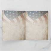 Grunge USA 4 juli Onafhankelijkheidsgrafisch Kaart (Binnen)