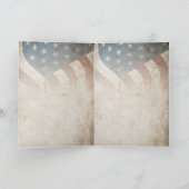 Grunge USA 4 juli Onafhankelijkheidsgrafisch Kaart (Binnen)