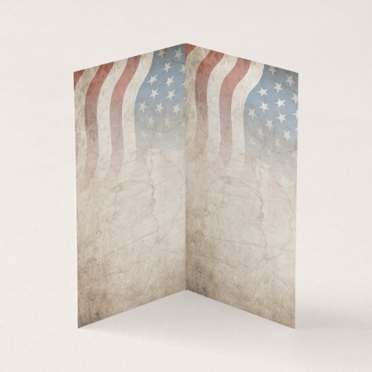 Grunge USA 4 juli Onafhankelijkheidsgrafisch Kaart (Binnen)