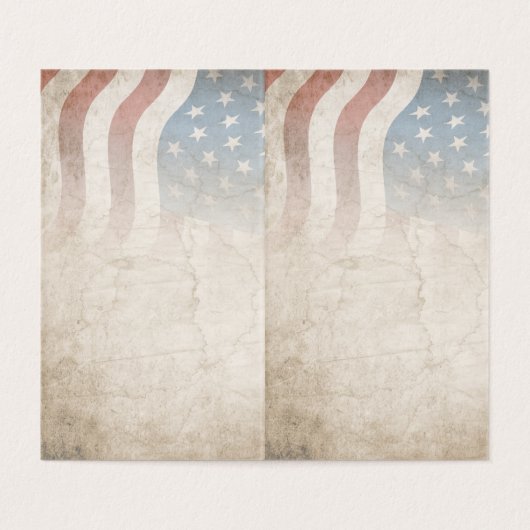 Grunge USA 4 juli Onafhankelijkheidsgrafisch Kaart (Binnenkant ongevouwen)