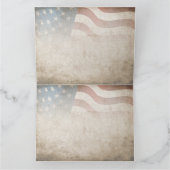 Grunge USA 4 juli Onafhankelijkheidsgrafisch Kaart (Binnen)