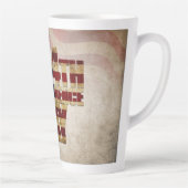 Grunge USA 4 juli Onafhankelijkheidsgrafisch Latte Mok (Rechts)