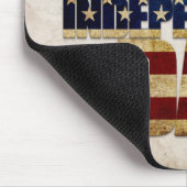 Grunge USA 4 juli Onafhankelijkheidsgrafisch Muismat (Hoek)