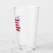 Grunge USA flag, Brush lag, American flag, VS Glas (Links)