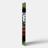 Grunge USA Flag op Camouflage 2 iPad Mini Case (Achterkant / Rechts)
