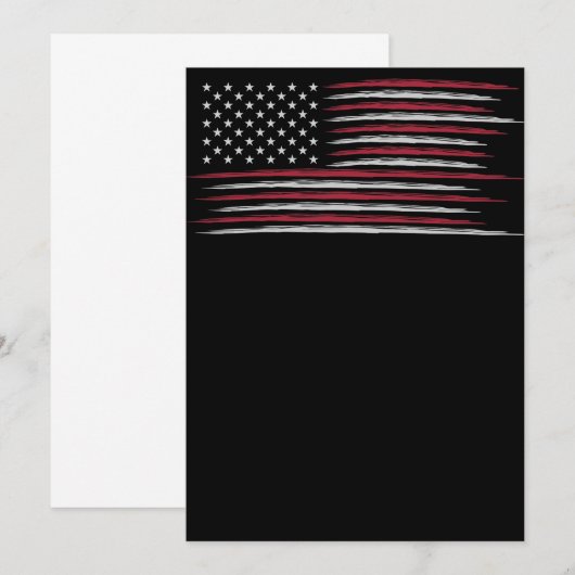 Grunge USA Kaart (Voorkant / Achterkant)