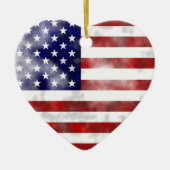 Grunge Usa Keramisch Ornament (Voorkant)