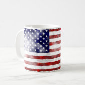 Grunge Usa Koffiemok (Voorkant links)