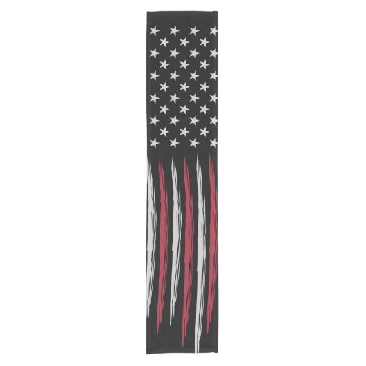Grunge USA Korte Tafelloper (Voorkant)
