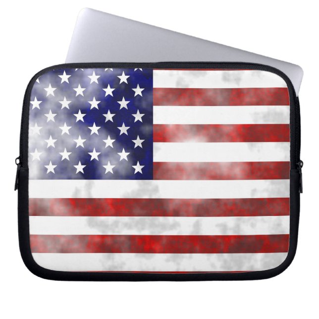 Grunge USA Laptop Sleeve (Voorkant)