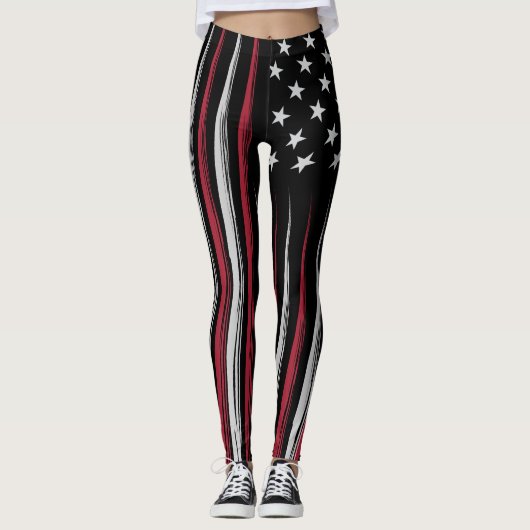 Grunge USA Leggings (Voorkant)