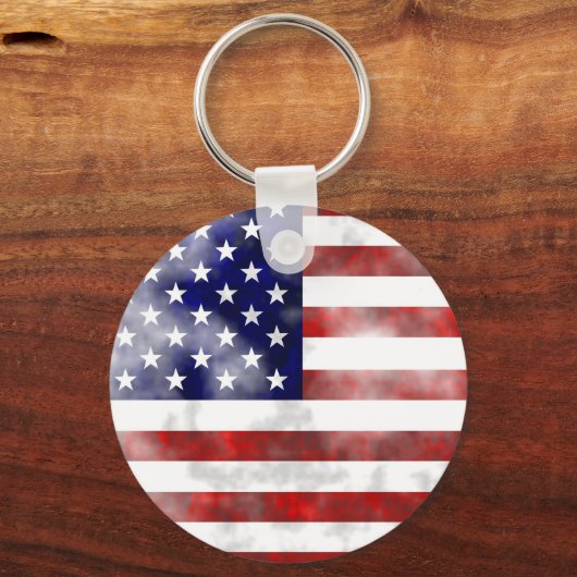 Grunge Usa Sleutelhanger (Voorkant)