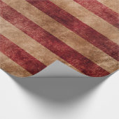  Grunge USA Stars & Stripes Flag Cadeaupapier (Hoek)