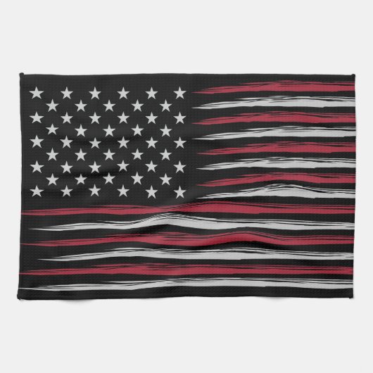 Grunge USA Theedoek (Horizontaal)