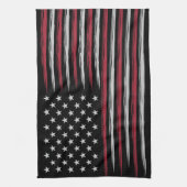 Grunge USA Theedoek (Verticaal)