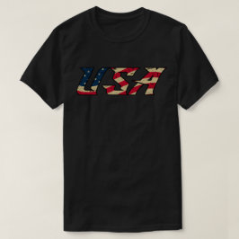  Grunge USA typografie T-shirt