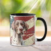 Grunge USA Vlag Duitse Kortharige Pointer Dog Mok