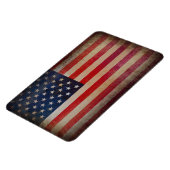 Grunge USA vlag koelkastmagneet Magneet (Linkerzijde)