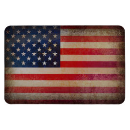 Grunge USA vlag koelkastmagneet Magneet